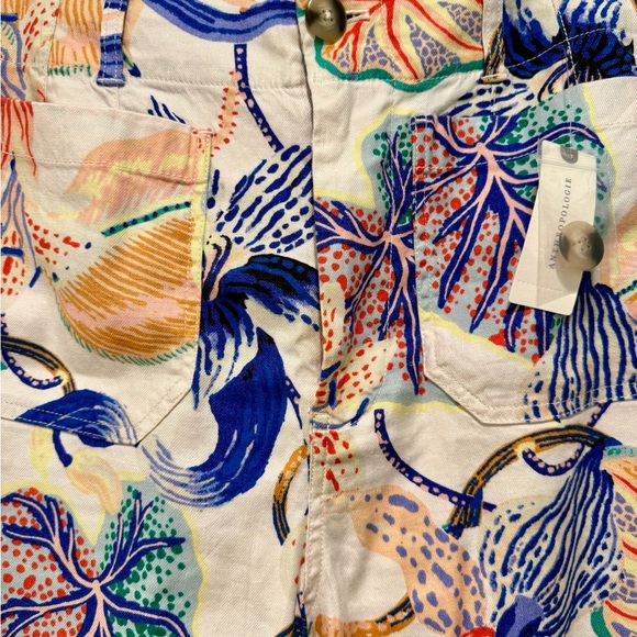 Anthropologie Maeve Floral Patterned Pants - Picture 3 of 7